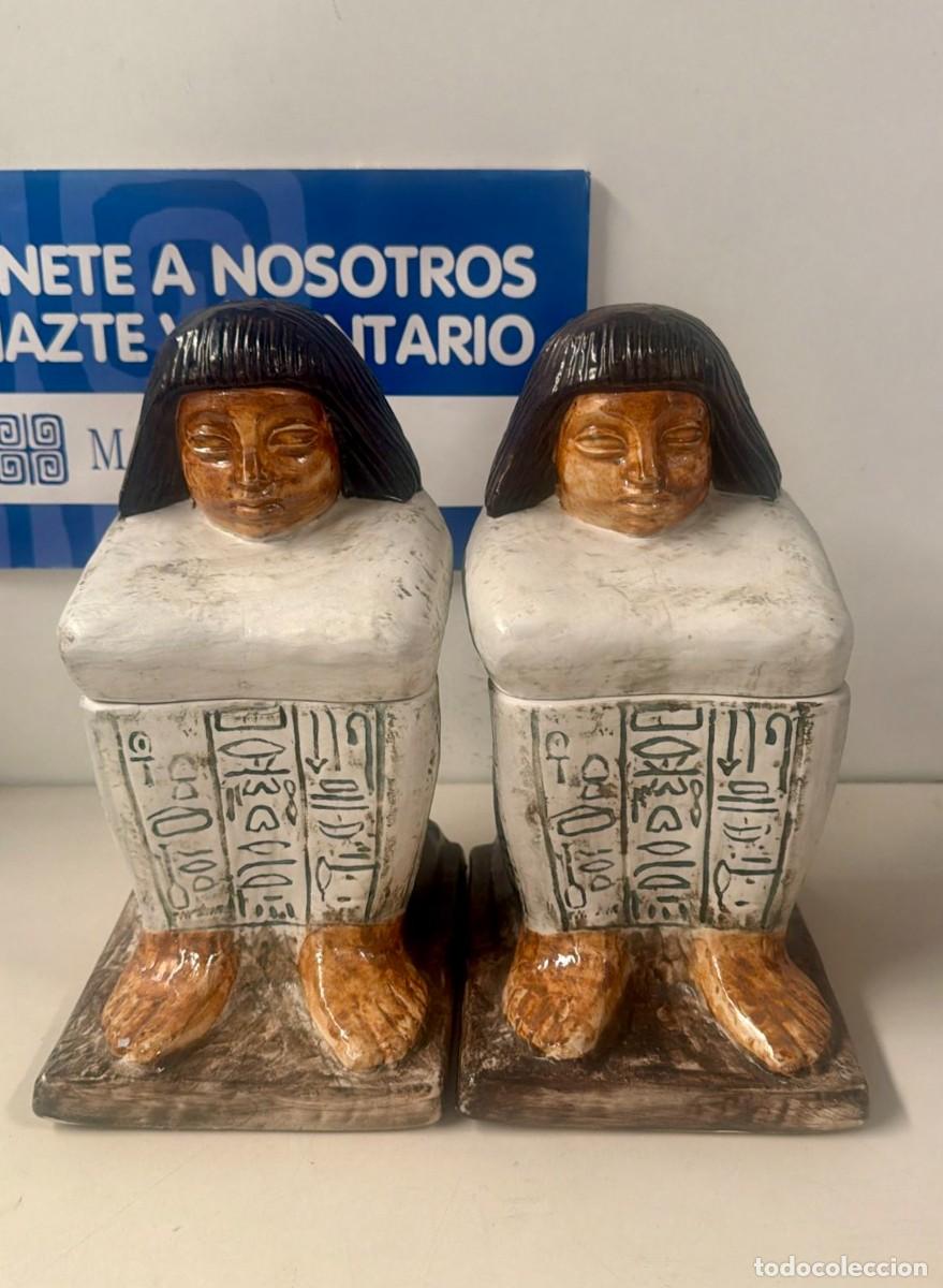 Vintage: R&eacute;plicas de vasijas can&oacute;picas egipcias vintage