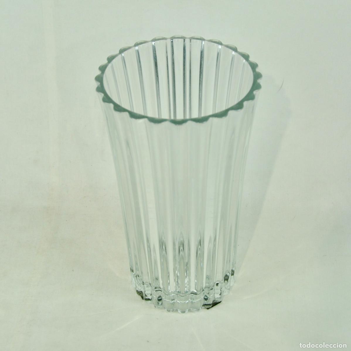 Vintage: Jarr&oacute;n alem&aacute;n cristal transparente