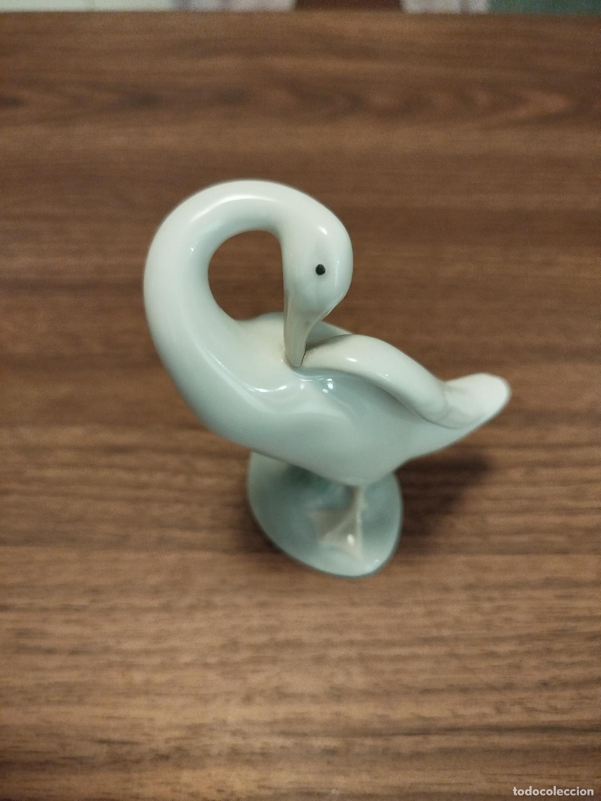 Vintage: Cisne porcelana Lladr&oacute;