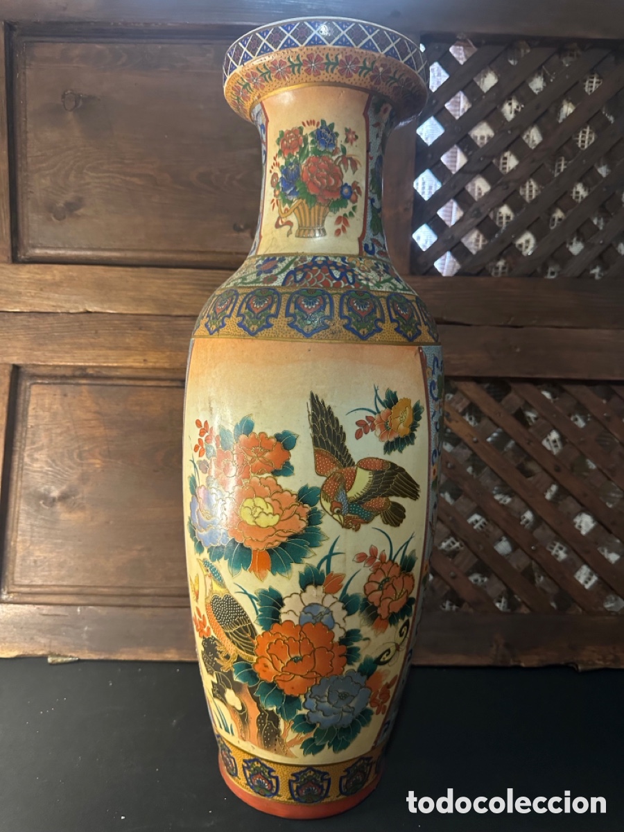 Vintage: Jarr&oacute;n de porcelana Satsum