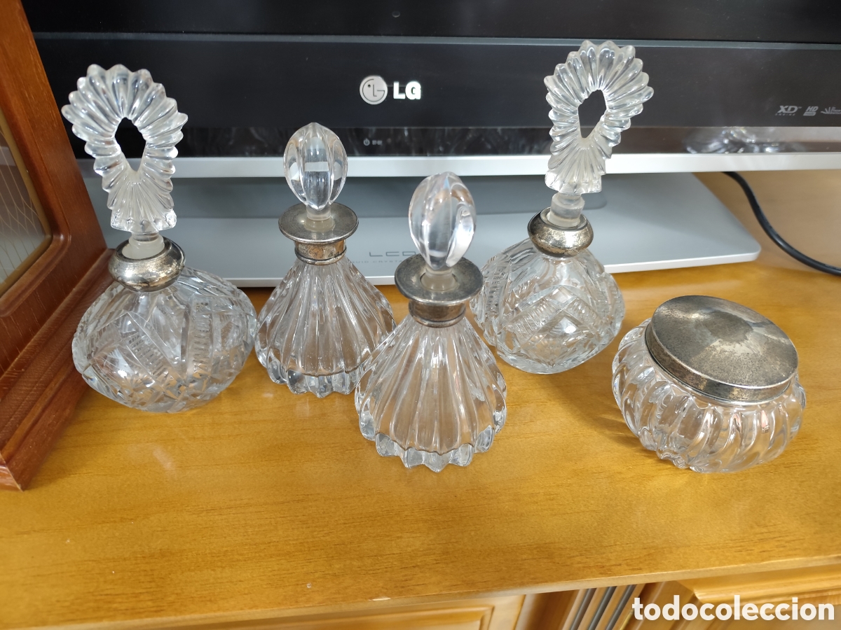 Vintage: Juego te tocador con plata antiguo