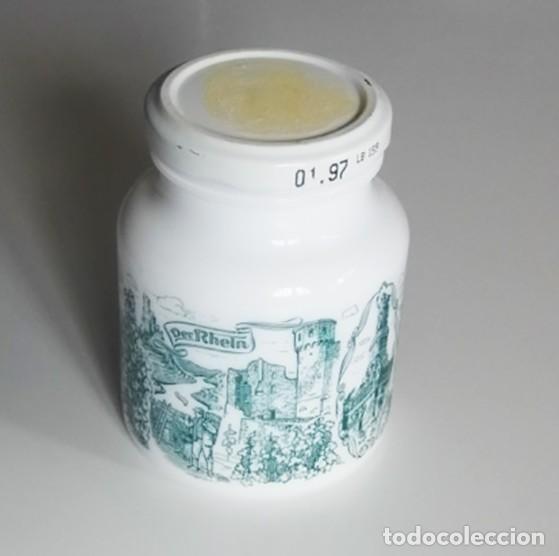 Vintage: PRECIOSO BOTE / TARRO - CON DIBUJOS DE CASTILLOS - &iquest; DE PORCELANA ? - &iquest; ANTIGUO ? - DECORACI&Oacute;N