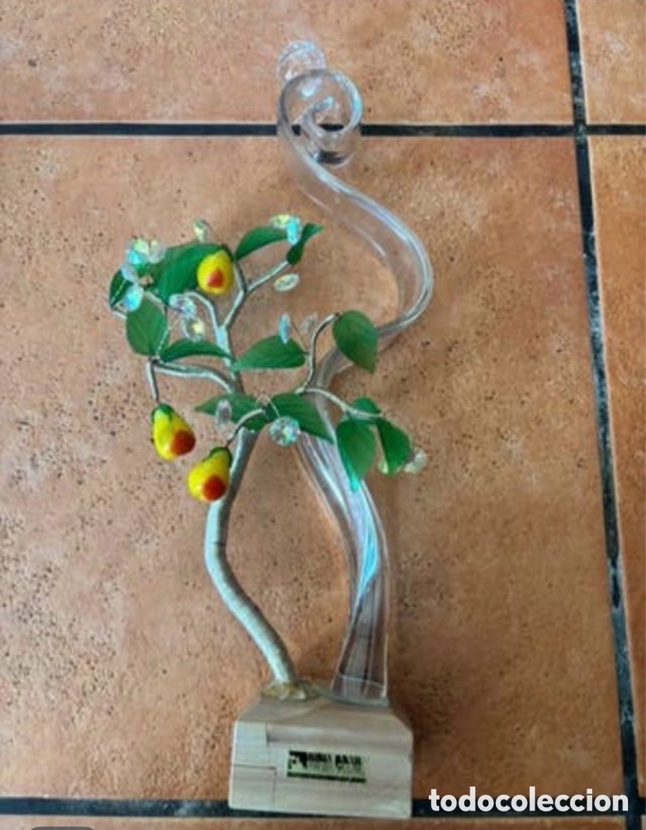 Vintage: Escultura &aacute;rbol cristal Nuria Grau
