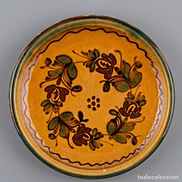 Vintage: Plato Cer&aacute;mica H&uacute;ngara Kov&aacute;cs Manufakt&uacute;ra - Pintado a Mano - Arte Popular Hungr&iacute;a