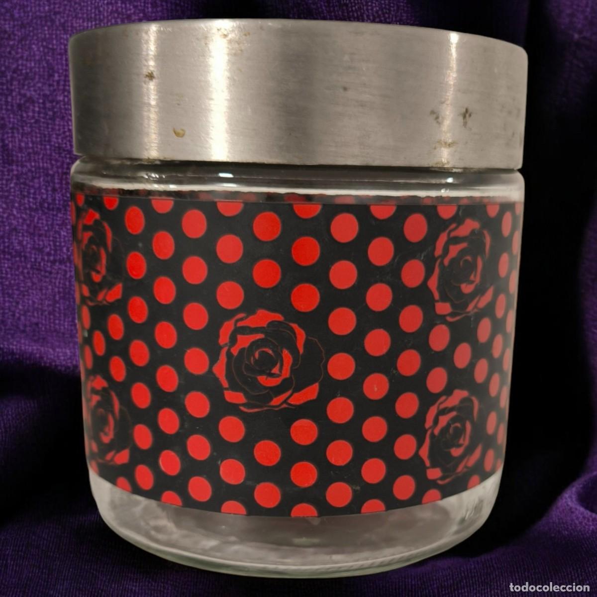 Vintage: Tarro De Cristal Con Tapa Met&aacute;lica &ndash; Bote Decorativo De Cocina Dise&ntilde;o Vintage