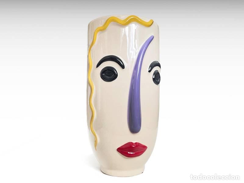 Vintage: Jarr&oacute;n abstracto de porcelana; mediados del siglo XX - Pop Art (1416)