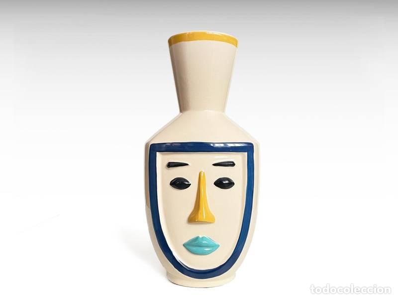 Vintage: Jarr&oacute;n abstracto de porcelana; mediados del siglo XX - Pop Art (1420)