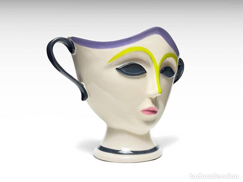 Vintage: Jarr&oacute;n abstracto de porcelana; mediados del siglo XX - Pop Art (1415)