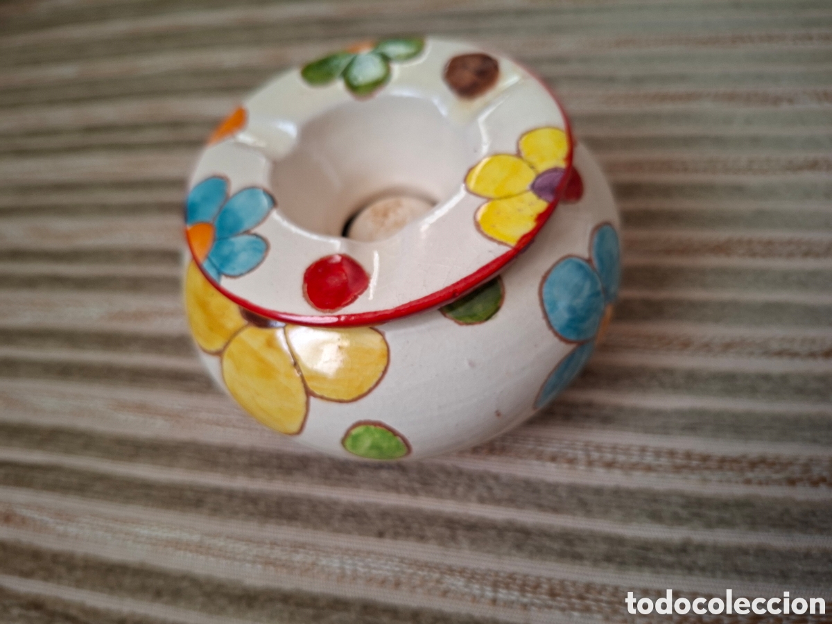 Vintage: SIMPATICO CENICERO DE CERAMICA