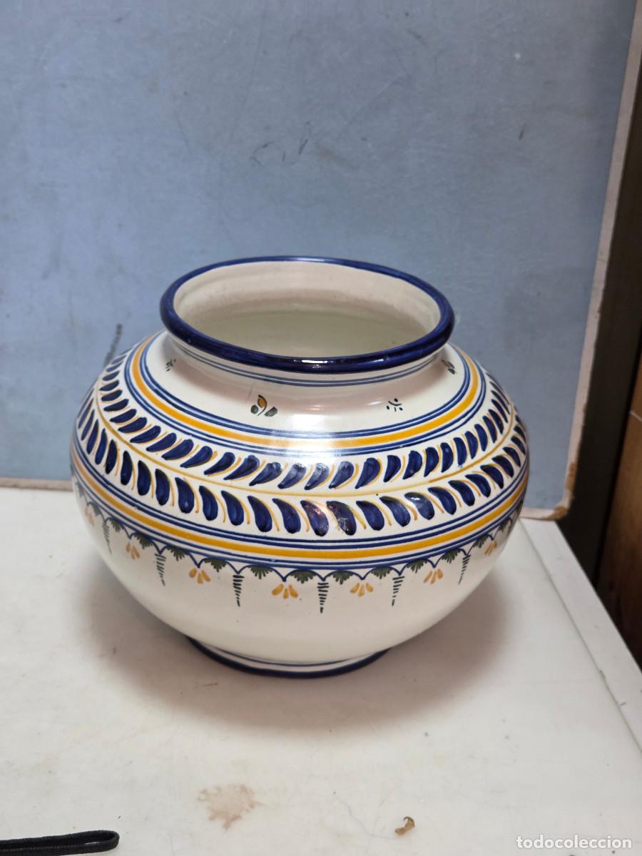 Vintage: jarron de ceramica talavera envios 7&euro;