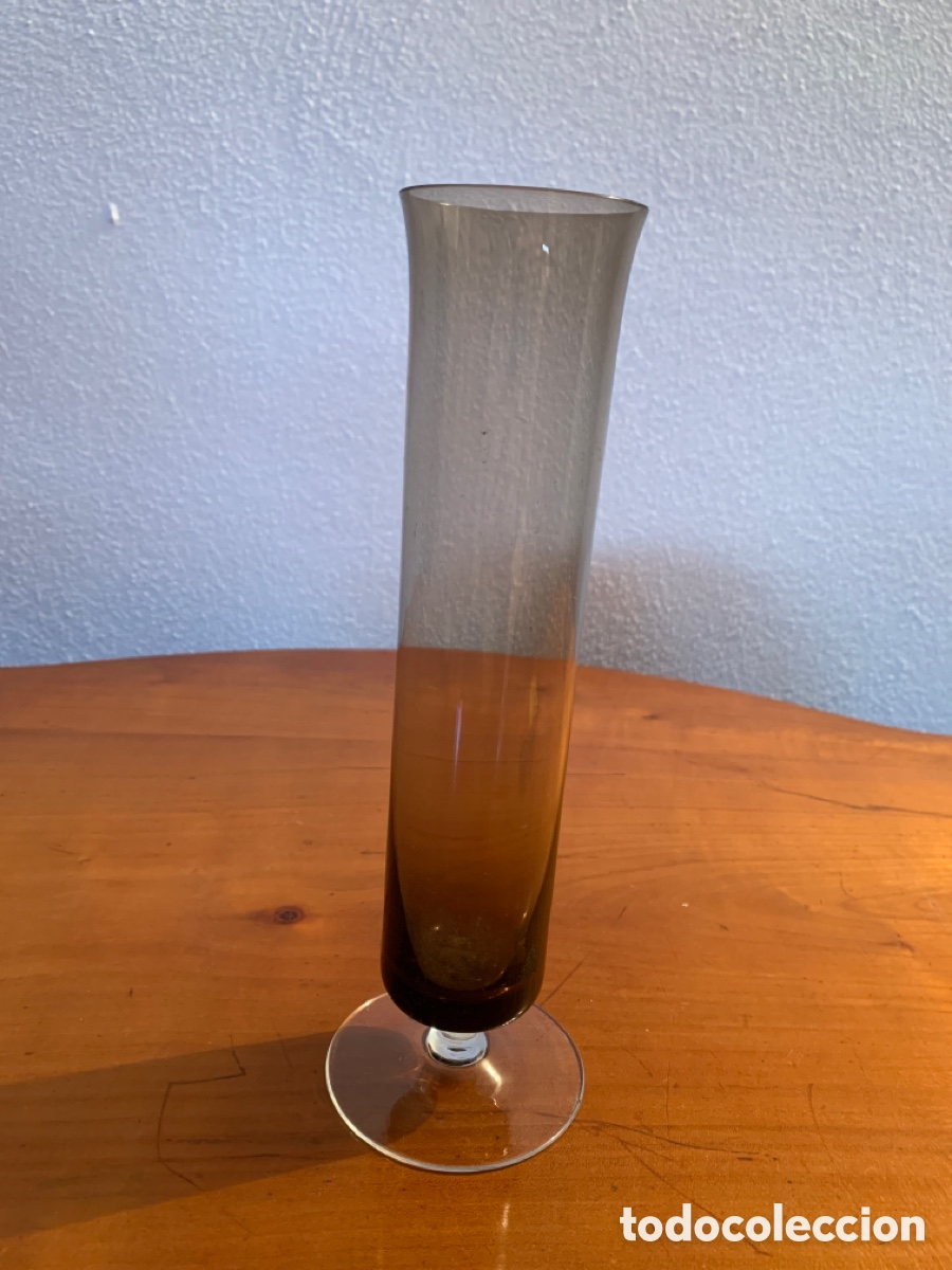 Vintage: Jarron de cristal a&ntilde;os 60