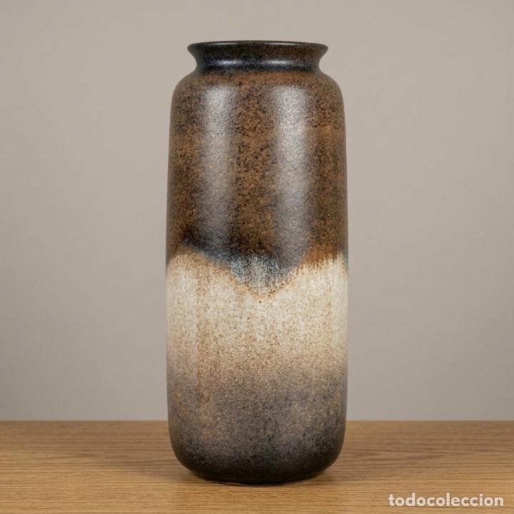 Vintage: Gran Jarr&oacute;n Scheurich 505-41 Cer&aacute;mica Fat Lava West Germany - Vintage Mid Century - 41 cm