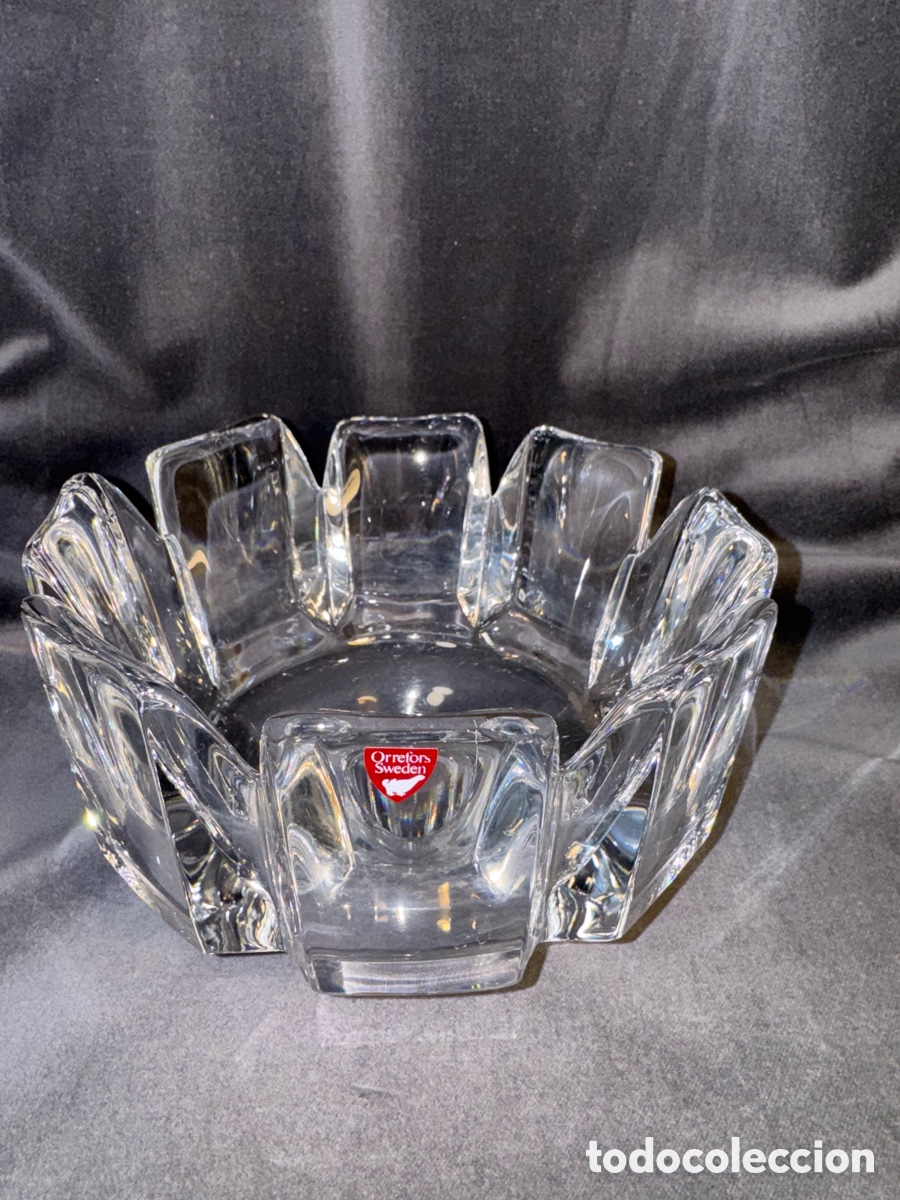 Vintage: Cuenco de cristal orrefors