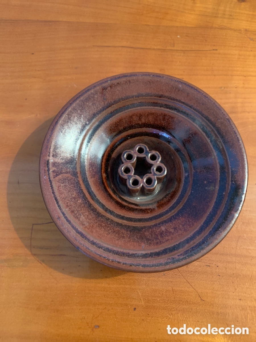 Vintage: Soporte para incienso de ceramica