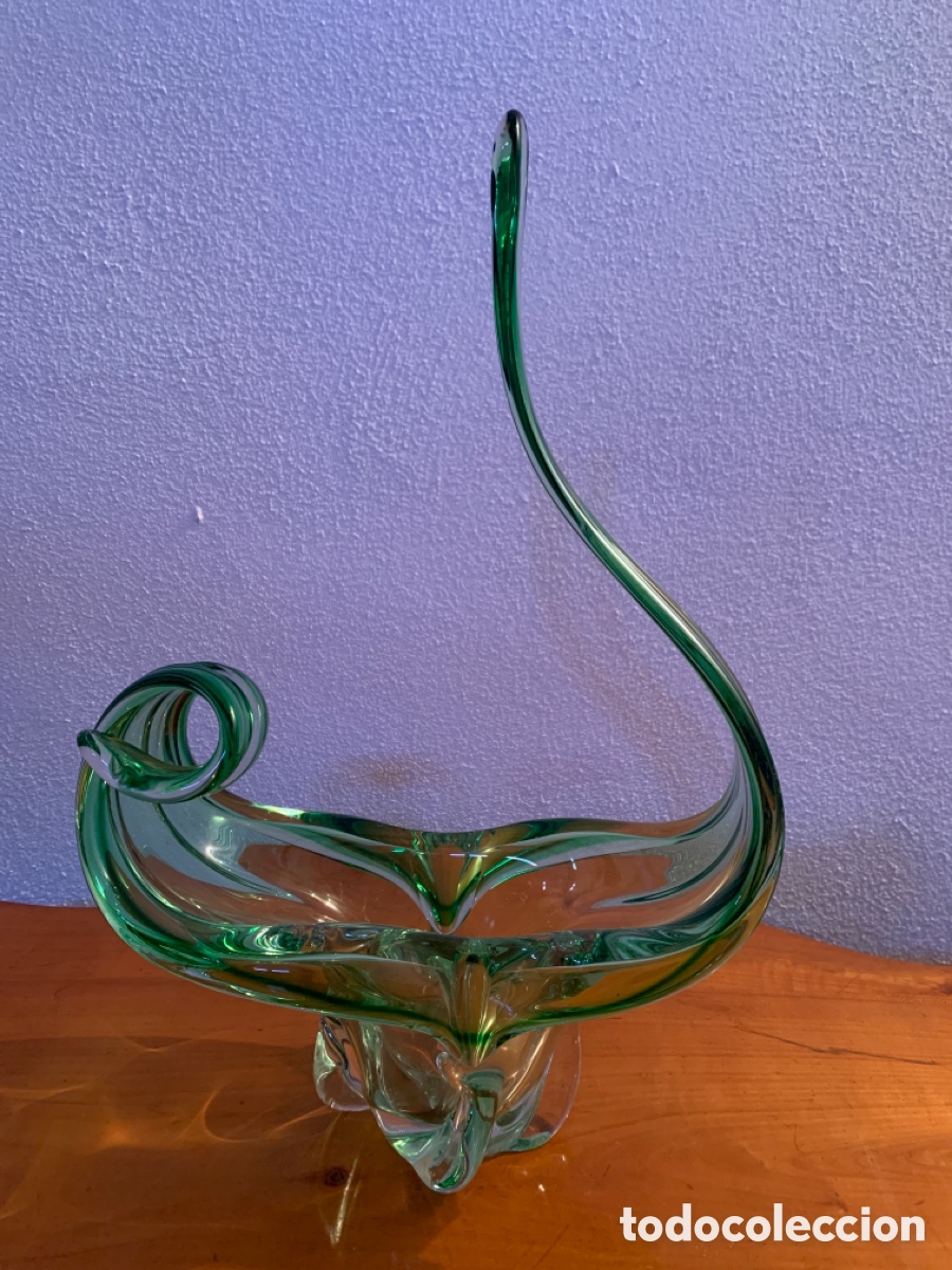 Vintage: Jarron de Murano manufacturado