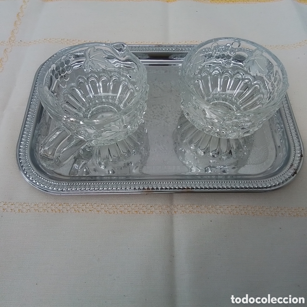 Vintage: Set Vintage Lechera y Azucarera con Bandeja