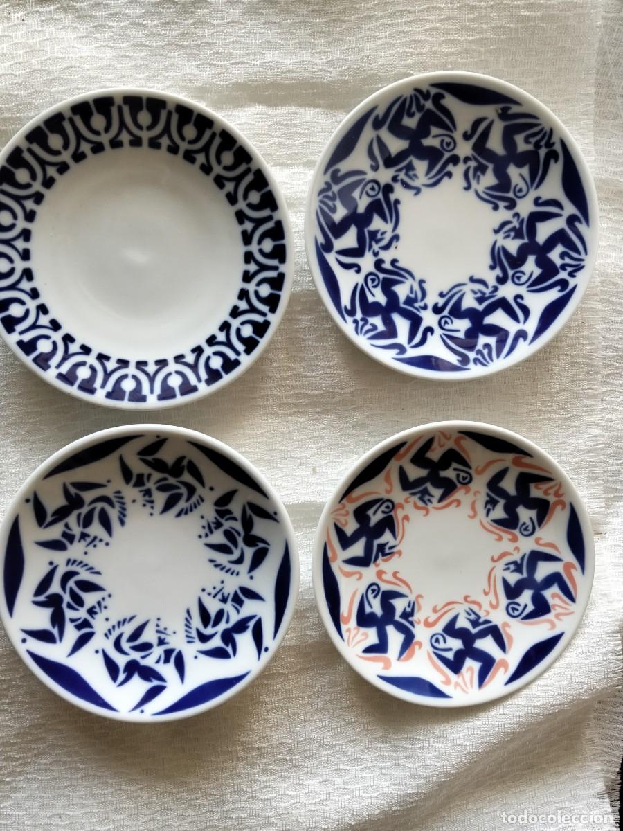 Vintage: SARGADELOS LOTE 4 PLATILLOS FIFERENTES