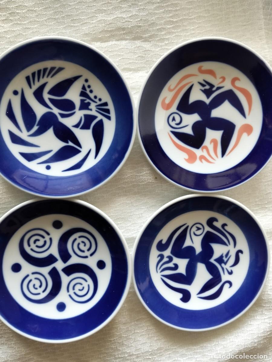 Vintage: SARGADELOS LOTE 4 PLATILLOS FIFERENTES