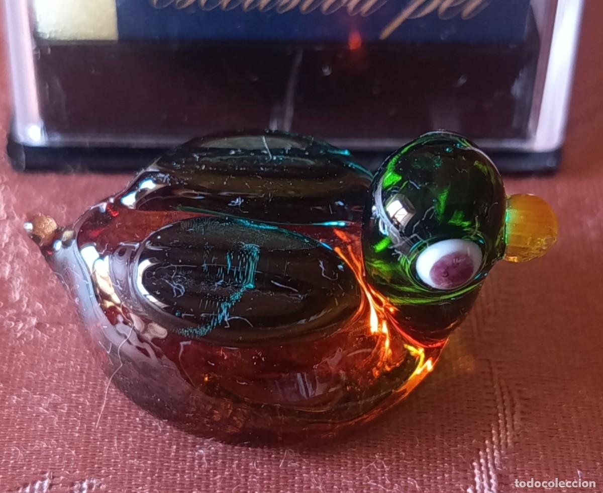 Vintage: PATO DE COLECCI&Oacute;N FABBRI EDITORI DE CRISTAL DE MURANO. A&Ntilde;OS 80-90