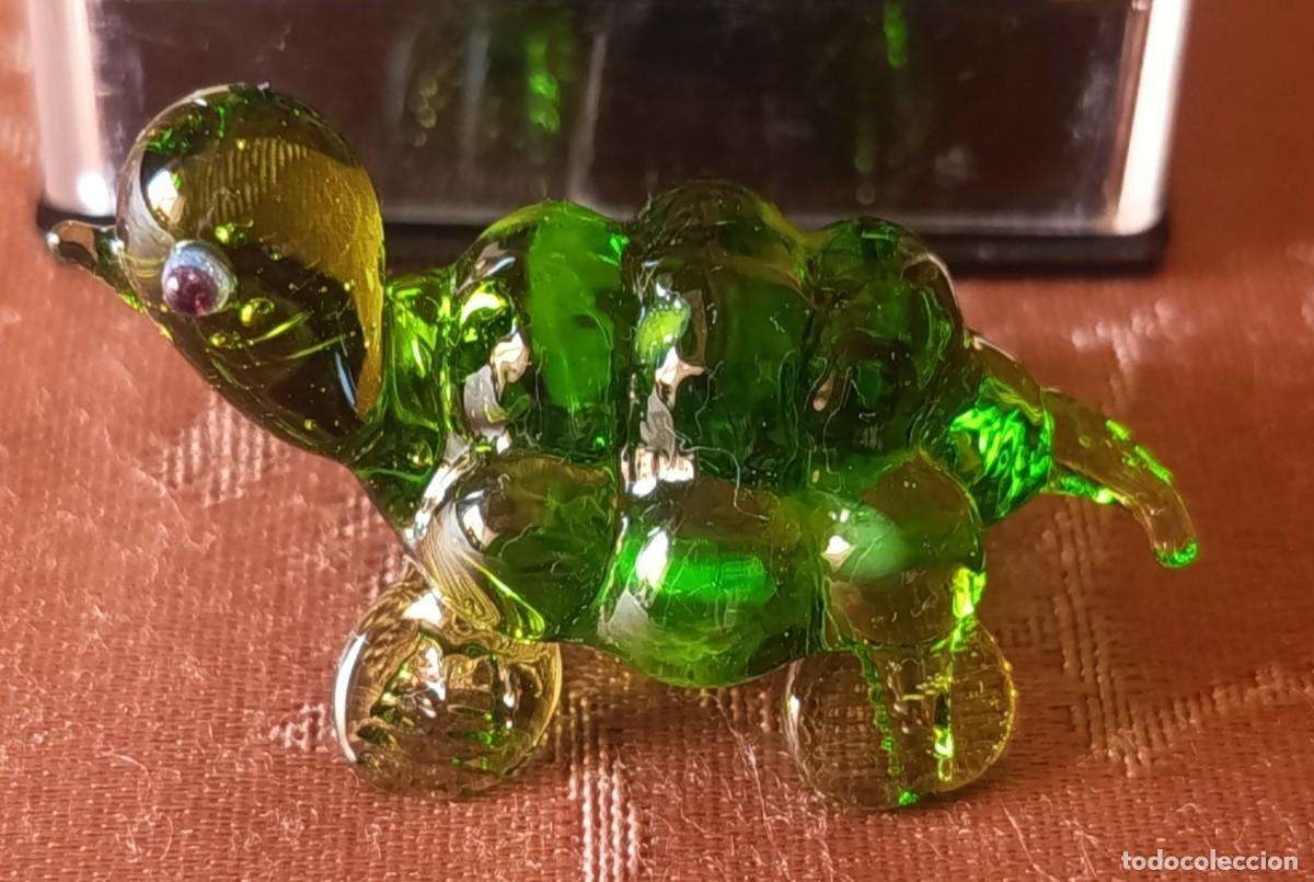 Vintage: TORTUGA DE COLECCI&Oacute;N FABBRI EDITORI DE CRISTAL DE MURANO. A&Ntilde;OS 80-90
