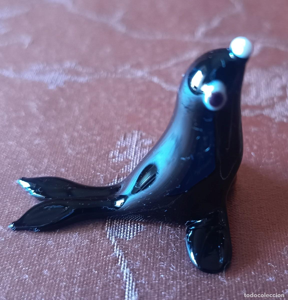 Vintage: FOCA DE COLECCI&Oacute;N FABBRI EDITORI DE CRISTAL DE MURANO. A&Ntilde;OS 80-90