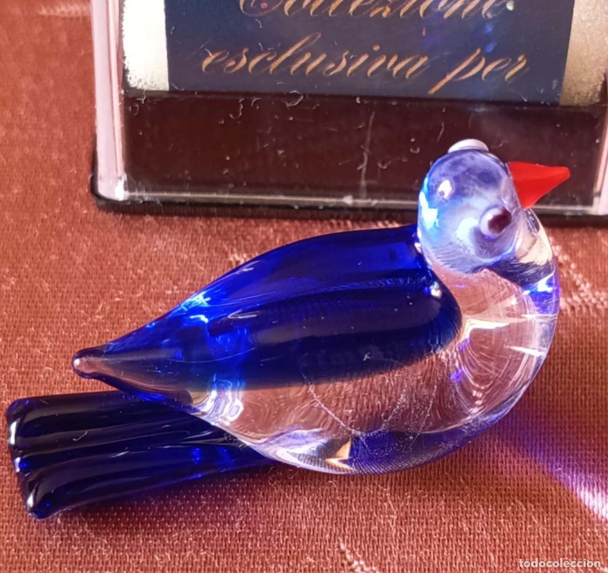 Vintage: AVE DE COLECCI&Oacute;N FABBRI EDITORI DE CRISTAL DE MURANO. A&Ntilde;OS 80-90
