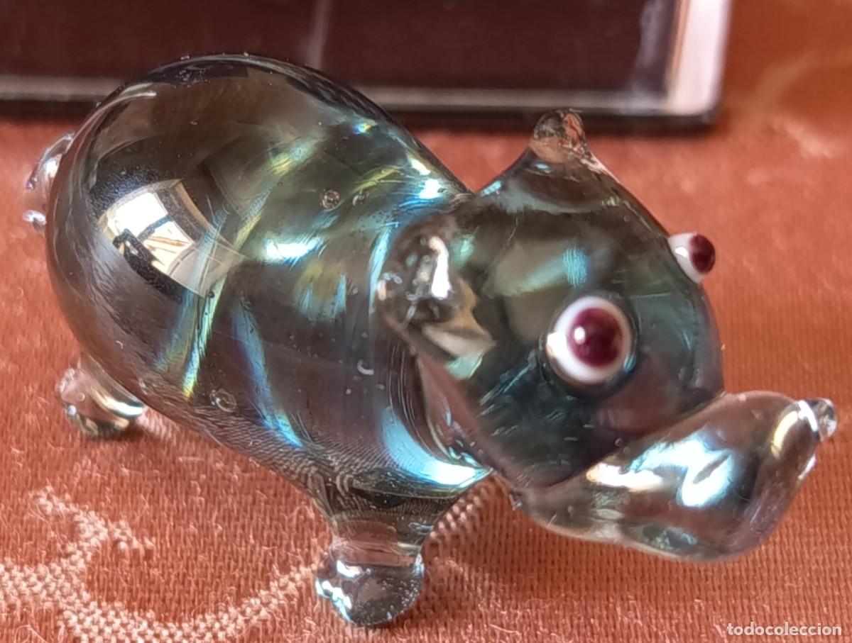 Vintage: HIPOP&Oacute;TAMO DE COLECCI&Oacute;N FABBRI EDITORI DE CRISTAL DE MURANO. A&Ntilde;OS 80-90