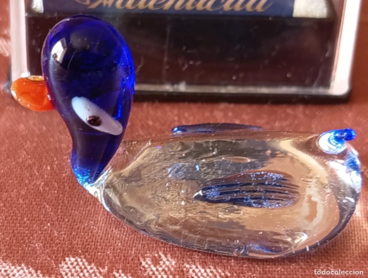 Vintage: PATO DE COLECCI&Oacute;N FABBRI EDITORI DE CRISTAL DE MURANO. A&Ntilde;OS 80-90
