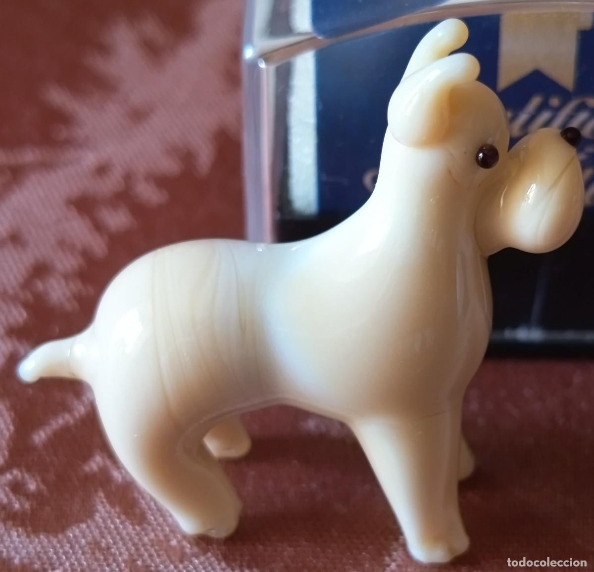 Vintage: PERRITO DE COLECCI&Oacute;N FABBRI EDITORI DE CRISTAL DE MURANO. A&Ntilde;OS 80-90