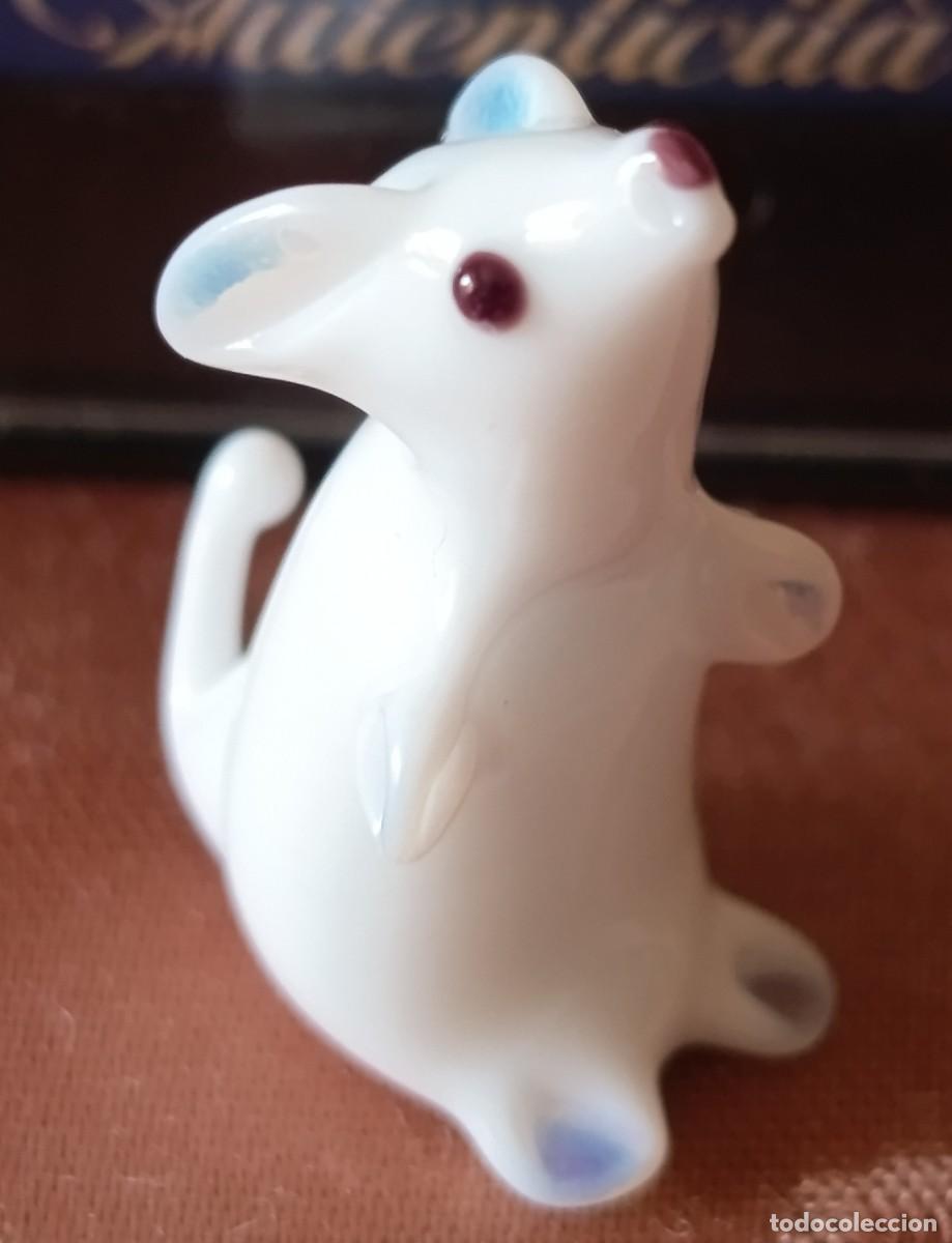 Vintage: RAT&Oacute;N DE COLECCI&Oacute;N FABBRI EDITORI DE CRISTAL DE MURANO. A&Ntilde;OS 80-90