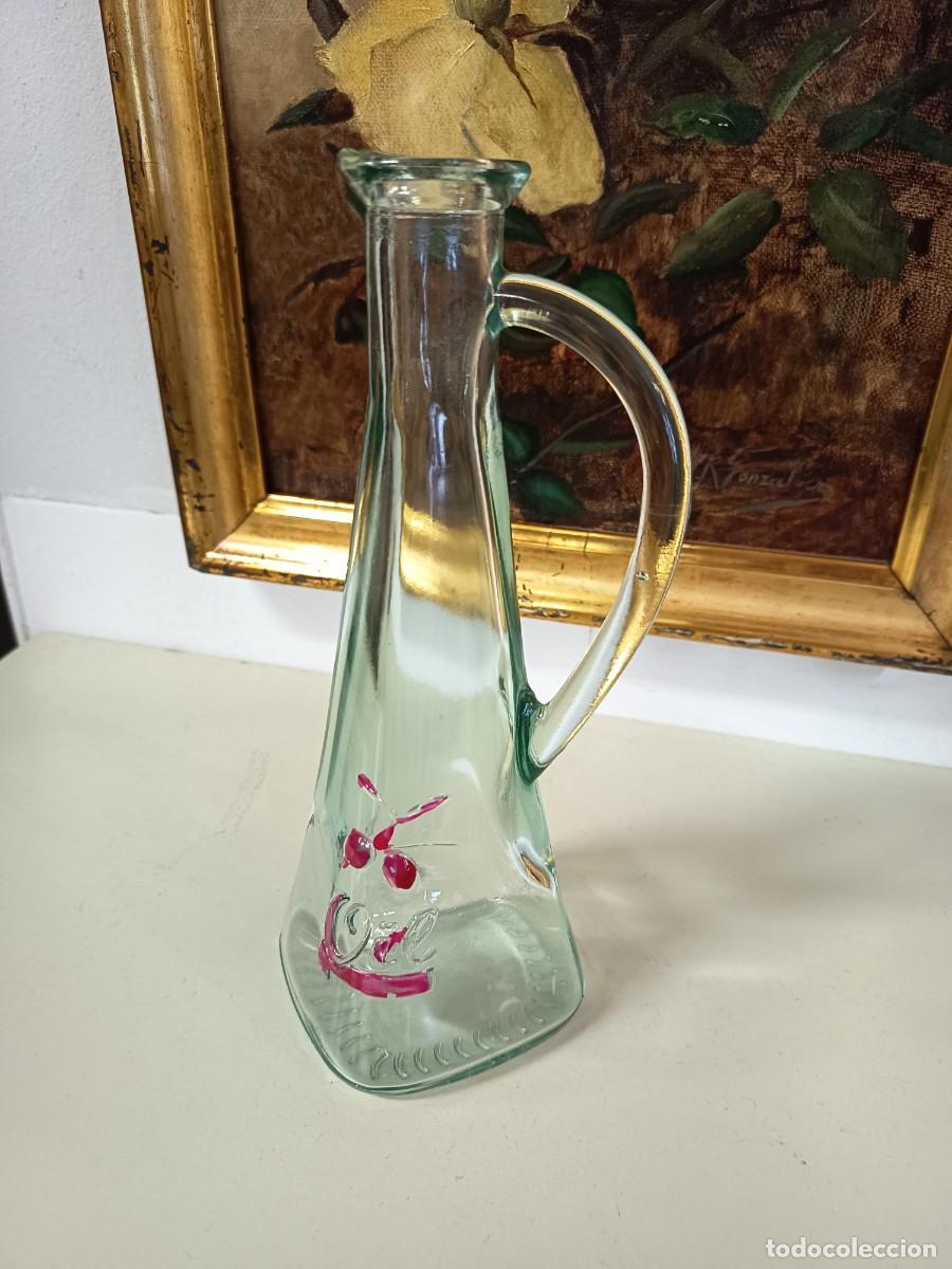 Vintage: Jarrita aceitera cristal