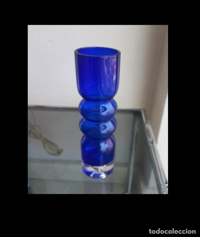 Vintage: Jarron sueco azul cobalto