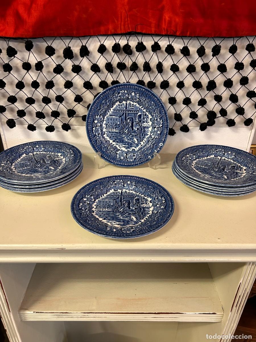 Vintage: Platos Cer&aacute;mica Inglesa 18 cm