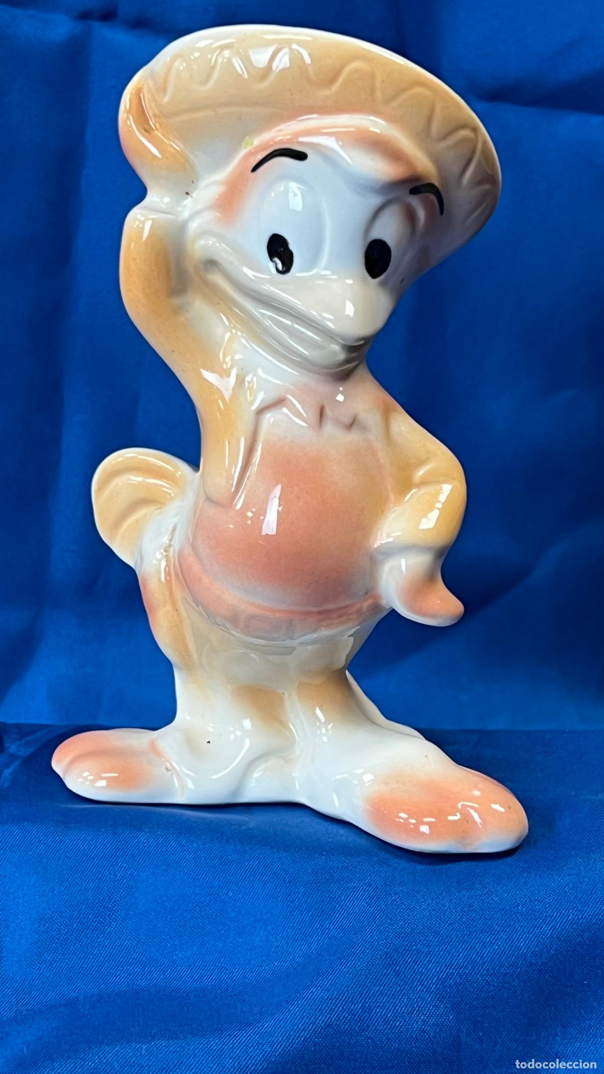 Vintage: Antigua Figura de Panchito Pistoles (Los Tres Caballeros) en Porcelana / Cer&aacute;mica. Walt Disney Produ