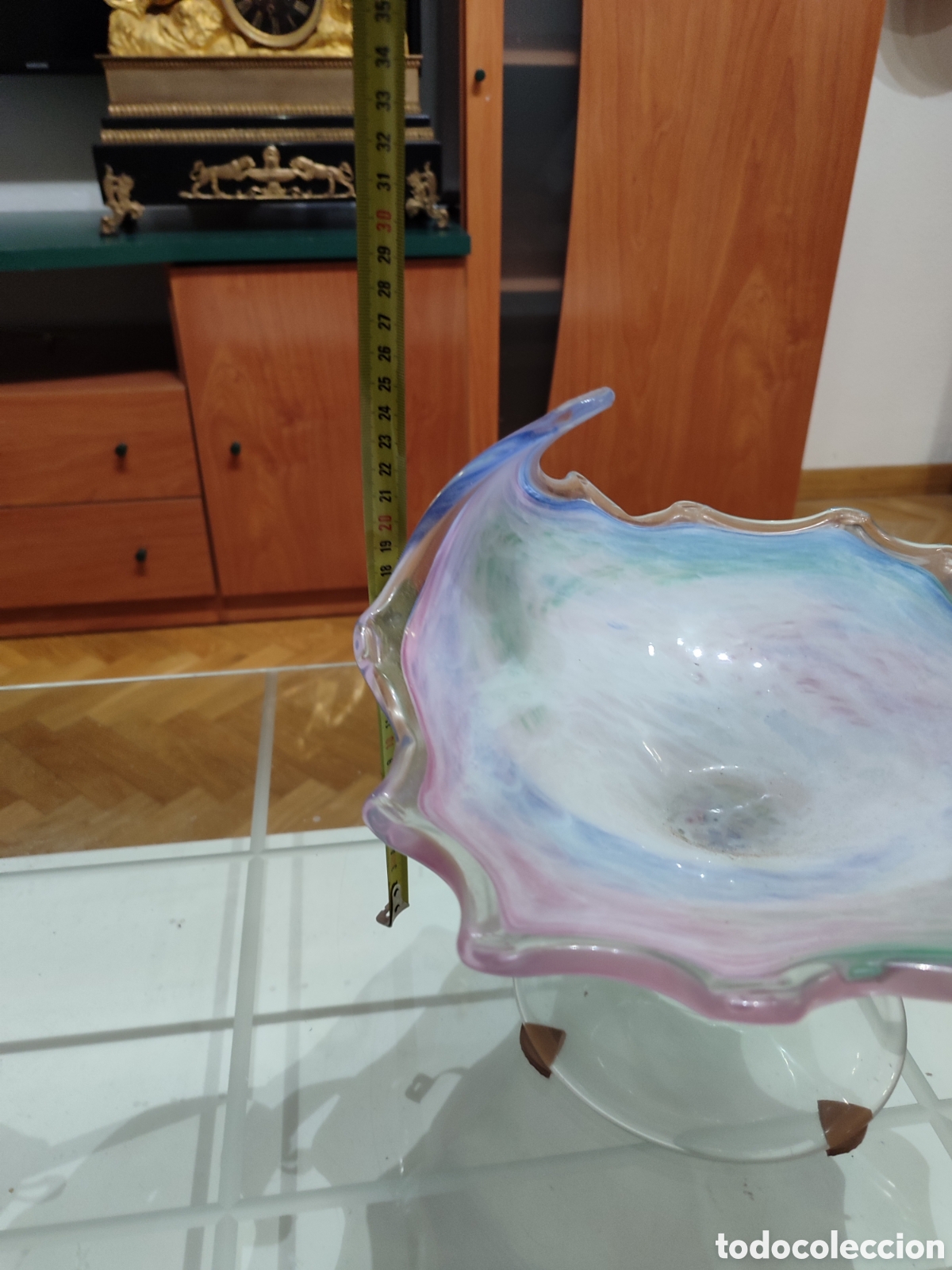 Vintage: Centro de mesa cristal Murano - Foto 2