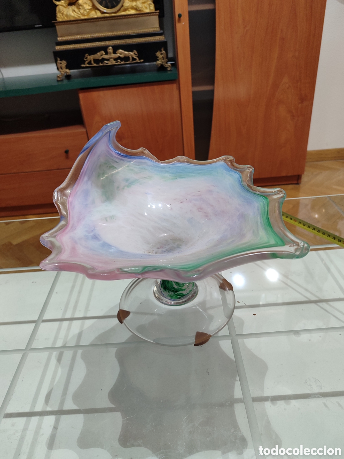 Vintage: Centro de mesa cristal Murano - Foto 4