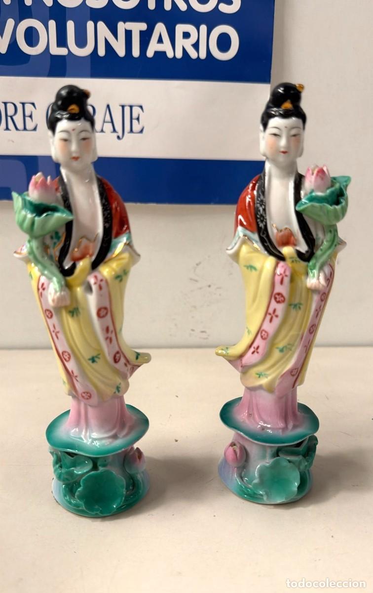 Vintage: Figuras chinas de porcelana vintage
