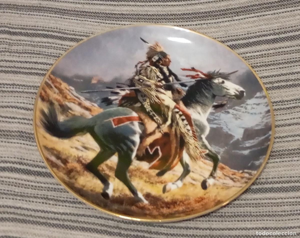 Vintage: PLATO DECORATIVO PARA COLECCI&Oacute;NAR DE PORCELANA,TOM BEECHAM, EDICI&Oacute;N LIMITADA N&Uacute;MERO GA 4617