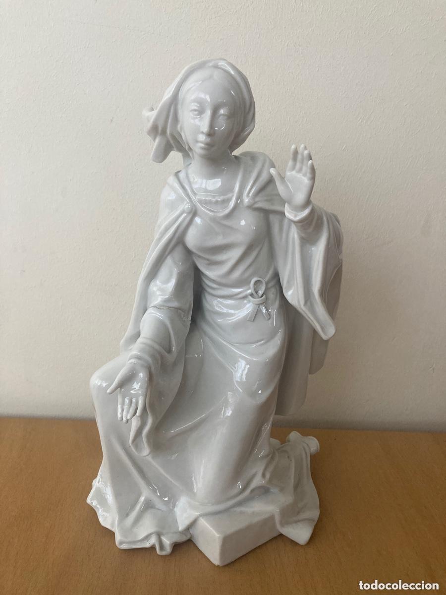 Vintage: ANTIGUA FIGURA RELIGIOSA DE PORCELANA - ALGORA?