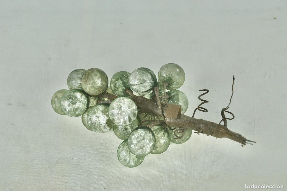 Vintage: Racimo uvas de cristal - Foto 3