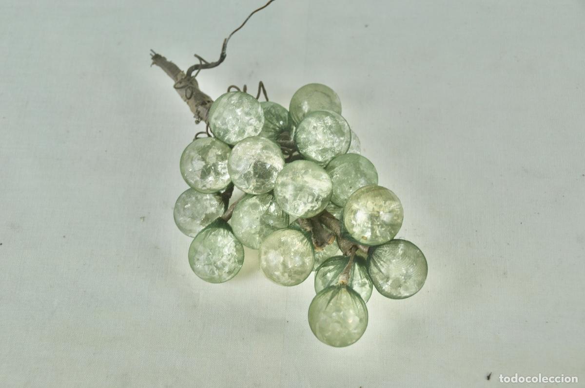 Vintage: Racimo uvas de cristal - Foto 4