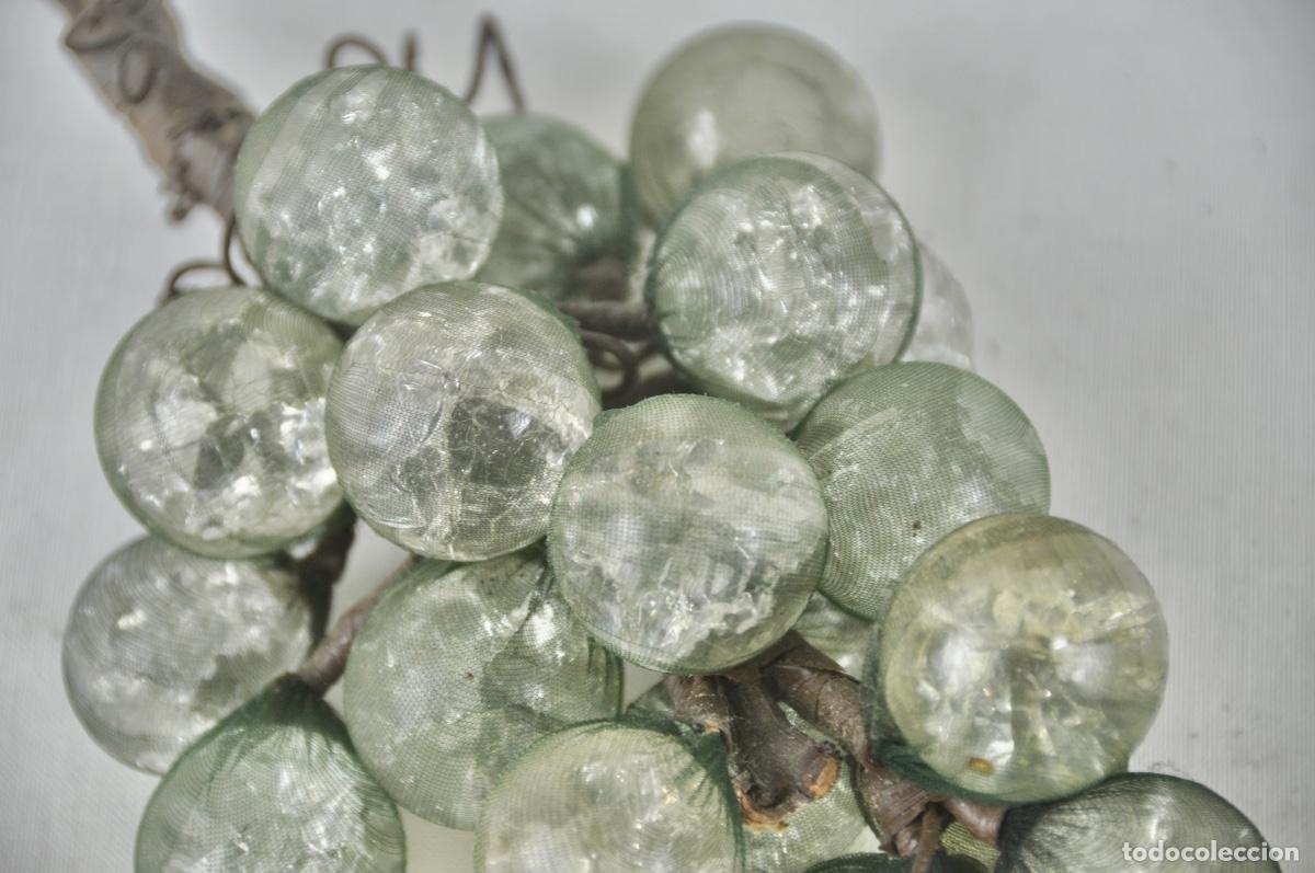 Vintage: Racimo uvas de cristal - Foto 5