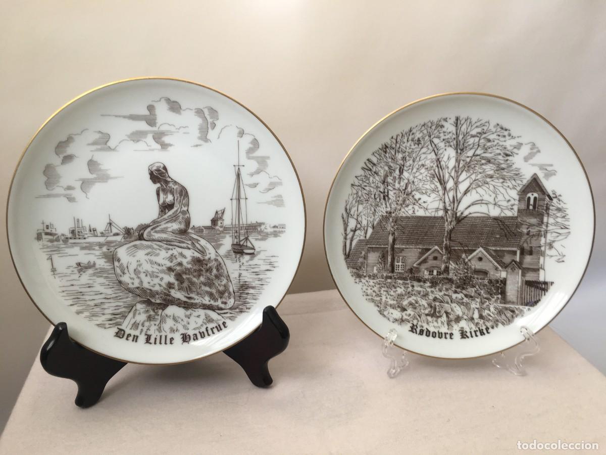 Vintage: Bing & Grondahl dos platos decorativos.