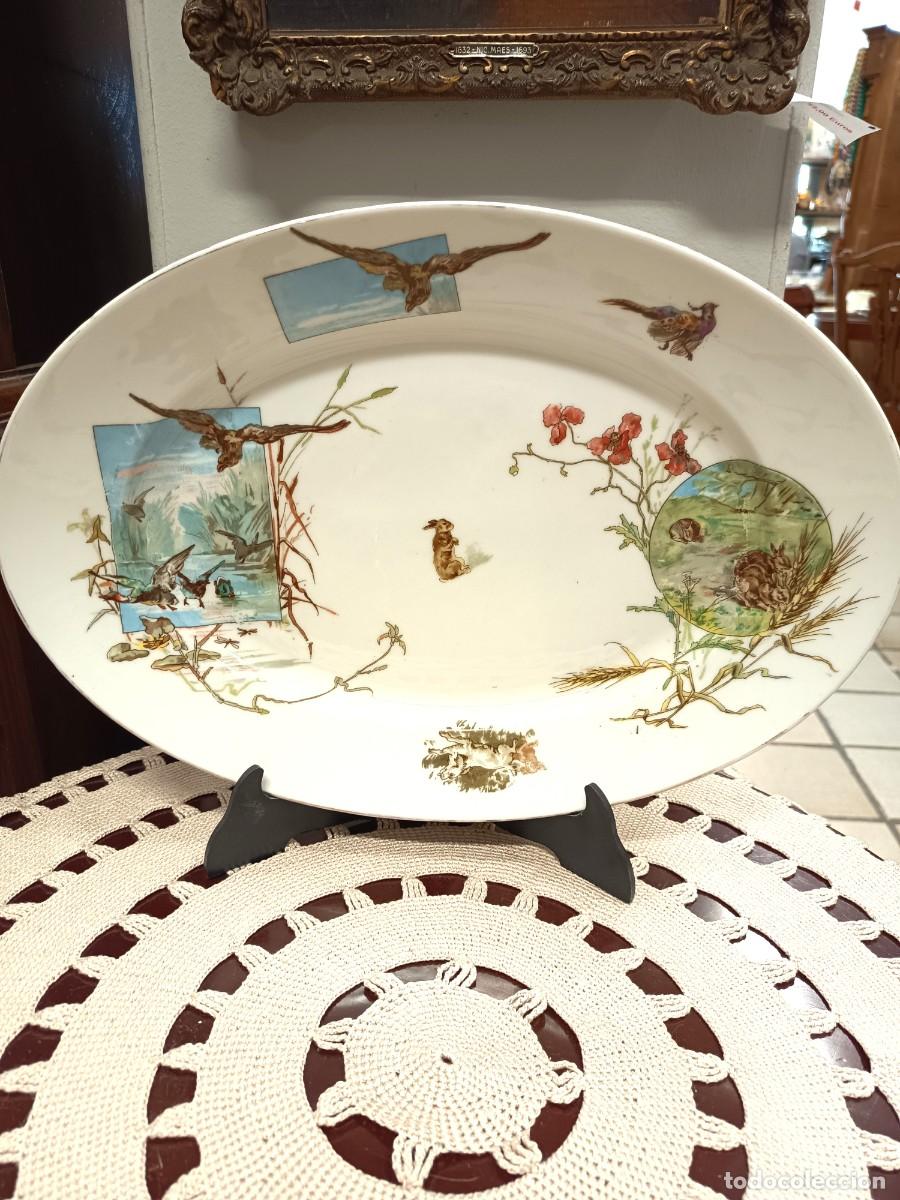 Vintage: Gran bandeja cer&aacute;mica