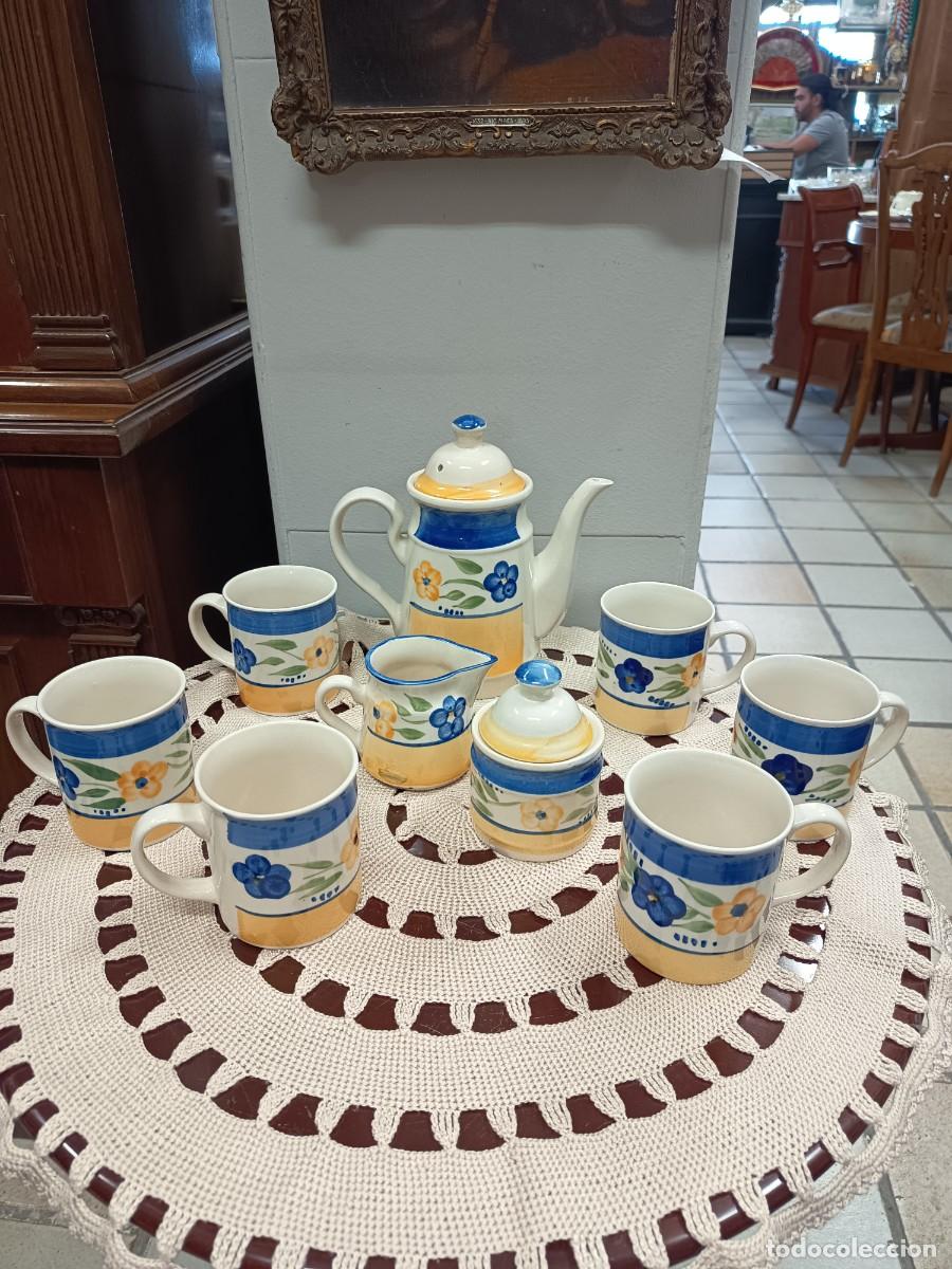Vintage: Juego de caf&eacute; cer&aacute;mica