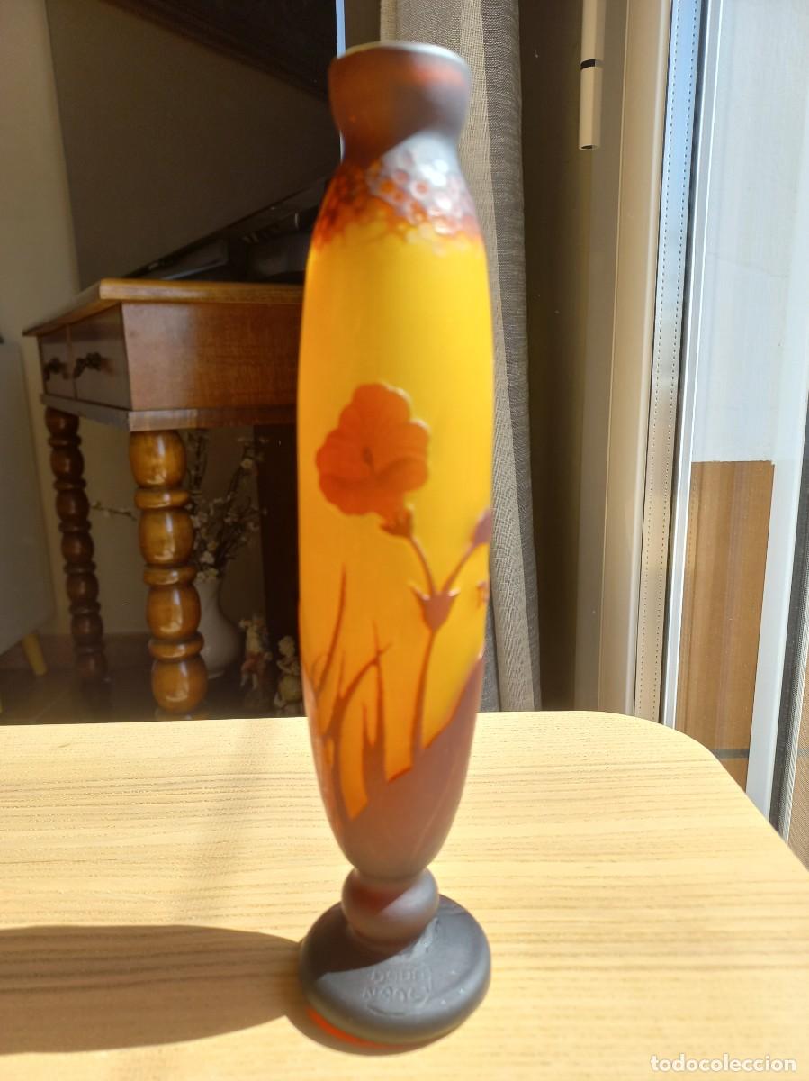 Vintage: Jarr&oacute;n antiguo DAUM NANCY - Art Nouveau con motivos florales