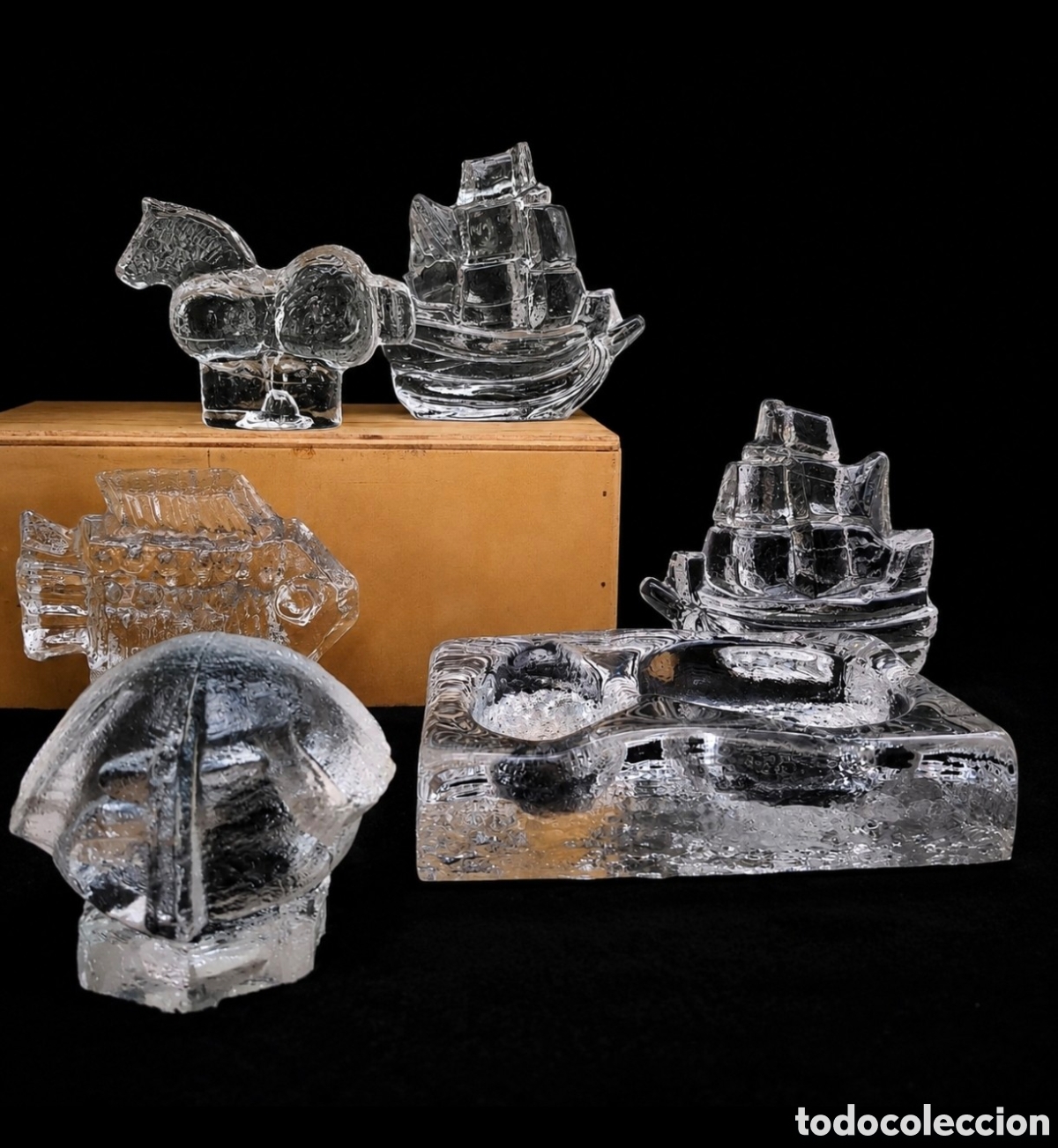 Vintage: Precio unidad Colecci&oacute;n figuras Pukenberg cristal