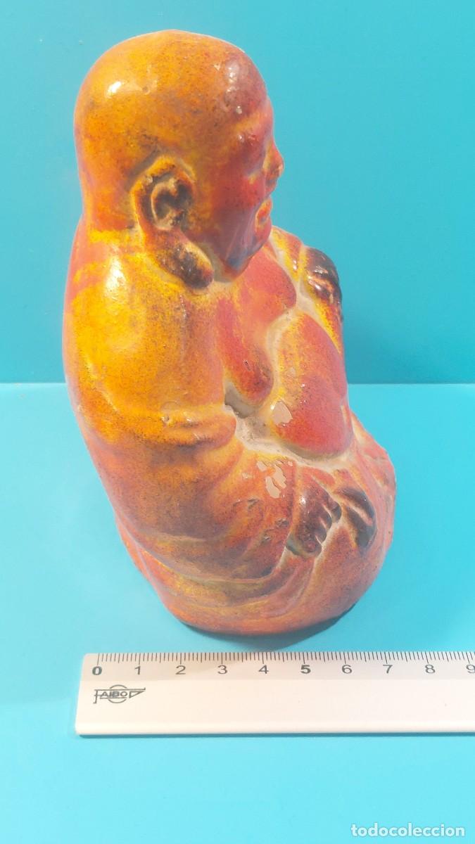 Vintage: Buda de cer&aacute;mica esmaltada, hucha. - Foto 11