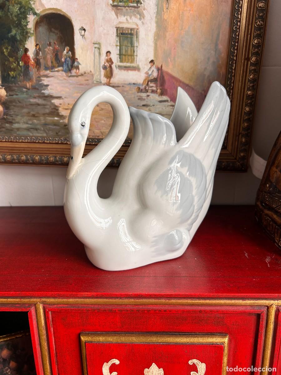 Vintage: Jarr&oacute;n Cisne de porcelana - Foto 1