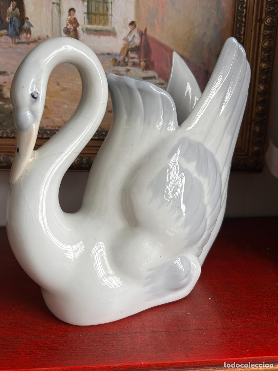 Vintage: Jarr&oacute;n Cisne de porcelana - Foto 4